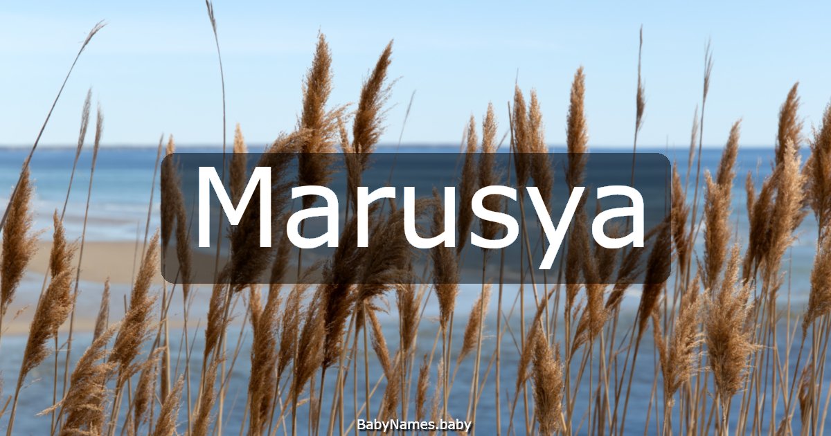 Marusya