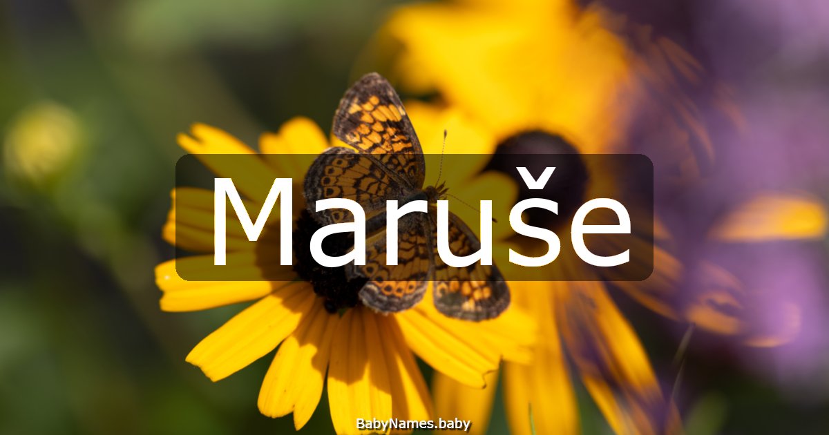 Maruše