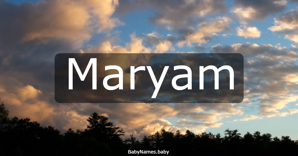 Maryam