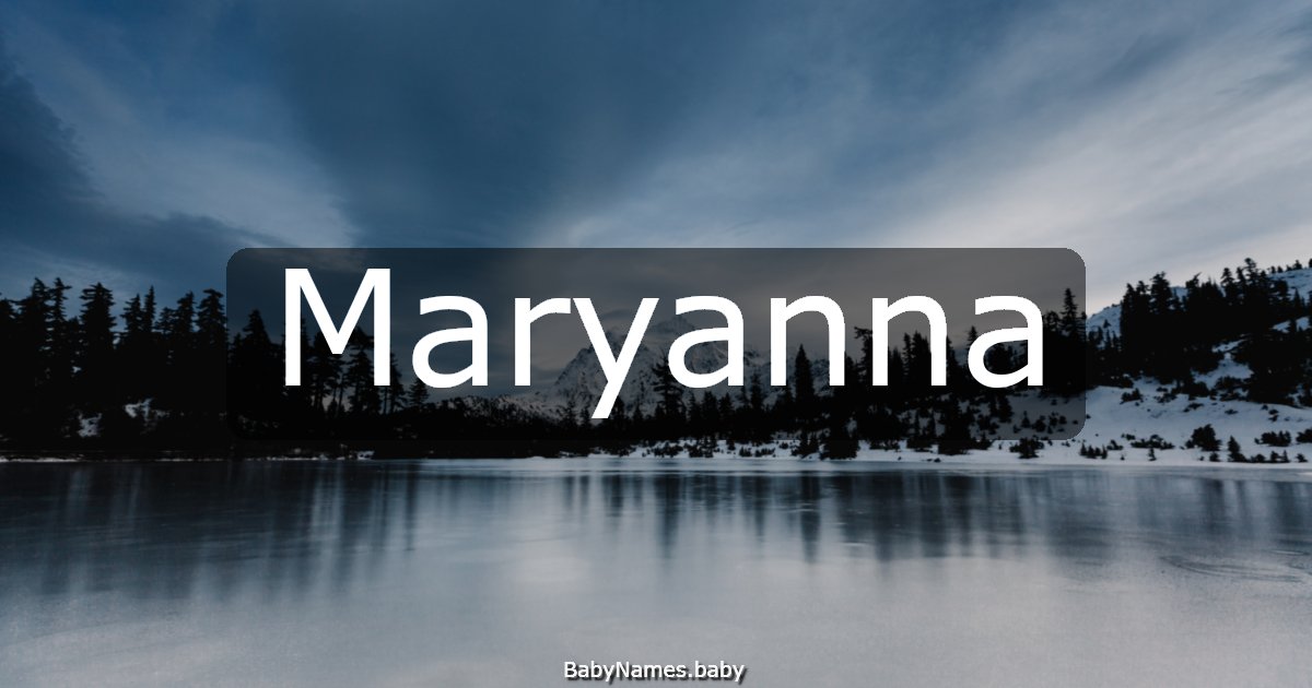 Maryanna