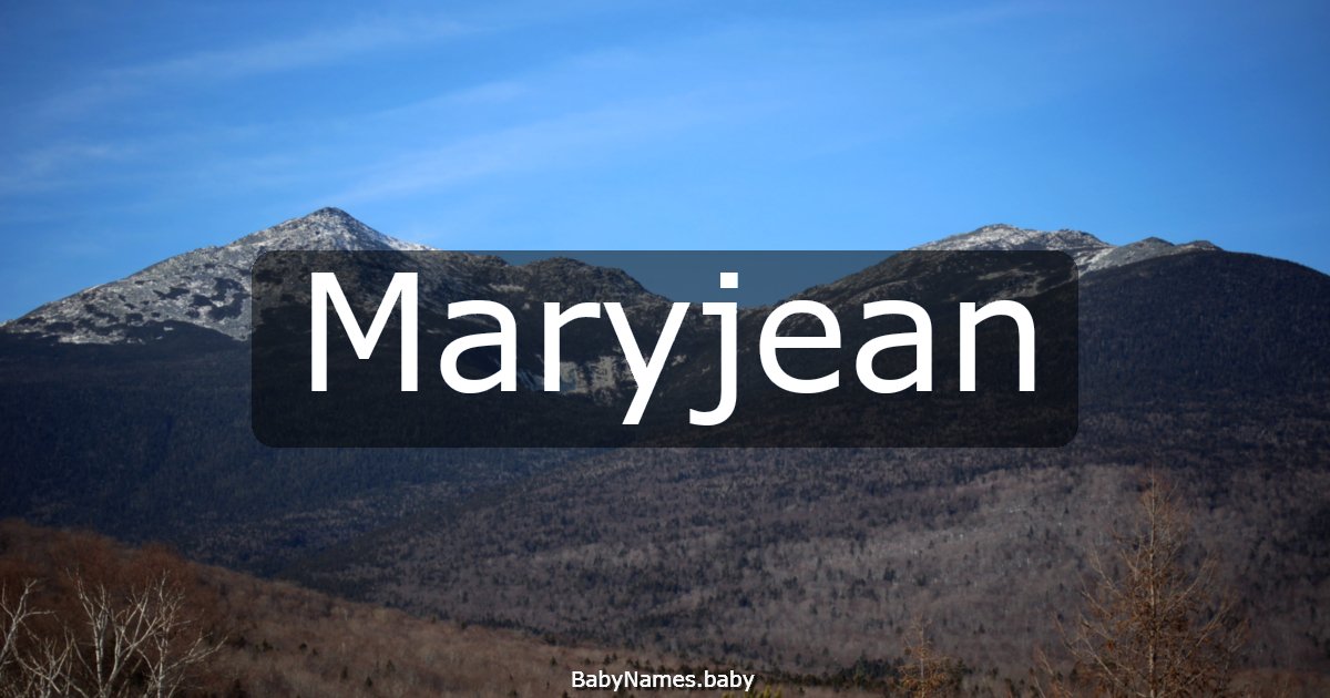 Maryjean
