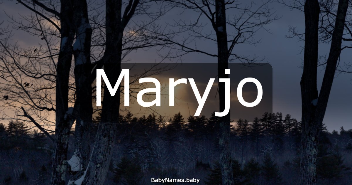 Maryjo