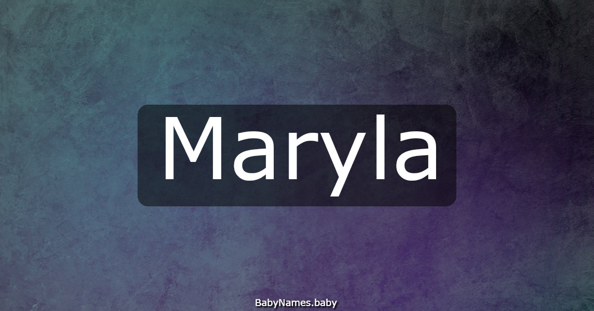 Maryla
