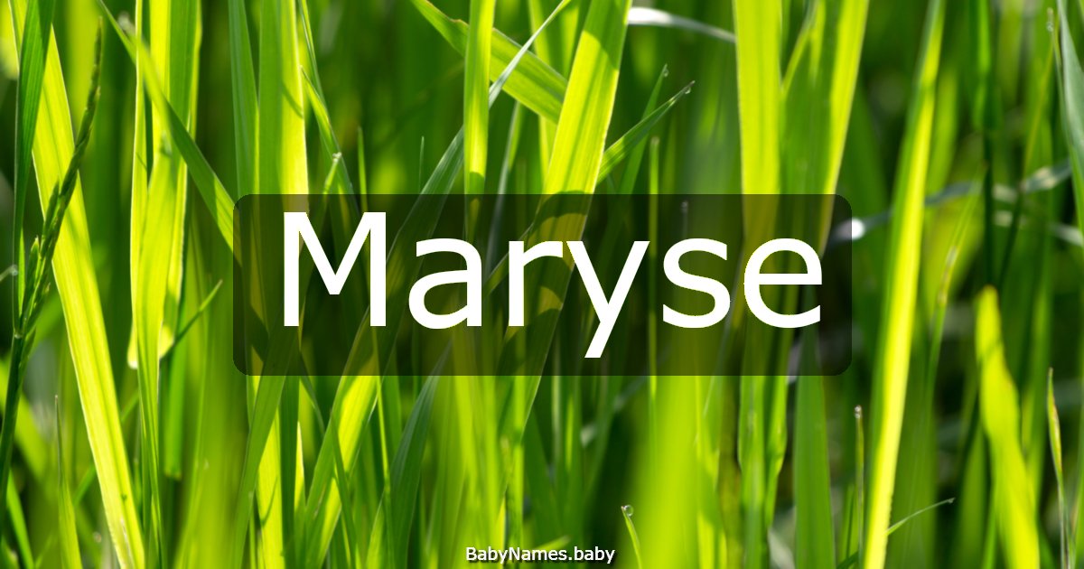 Maryse