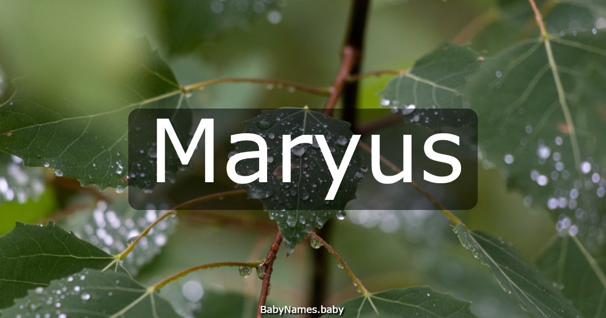 Maryus