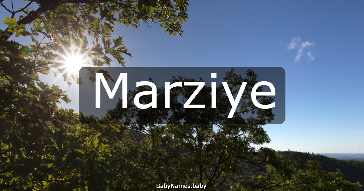 Marziye