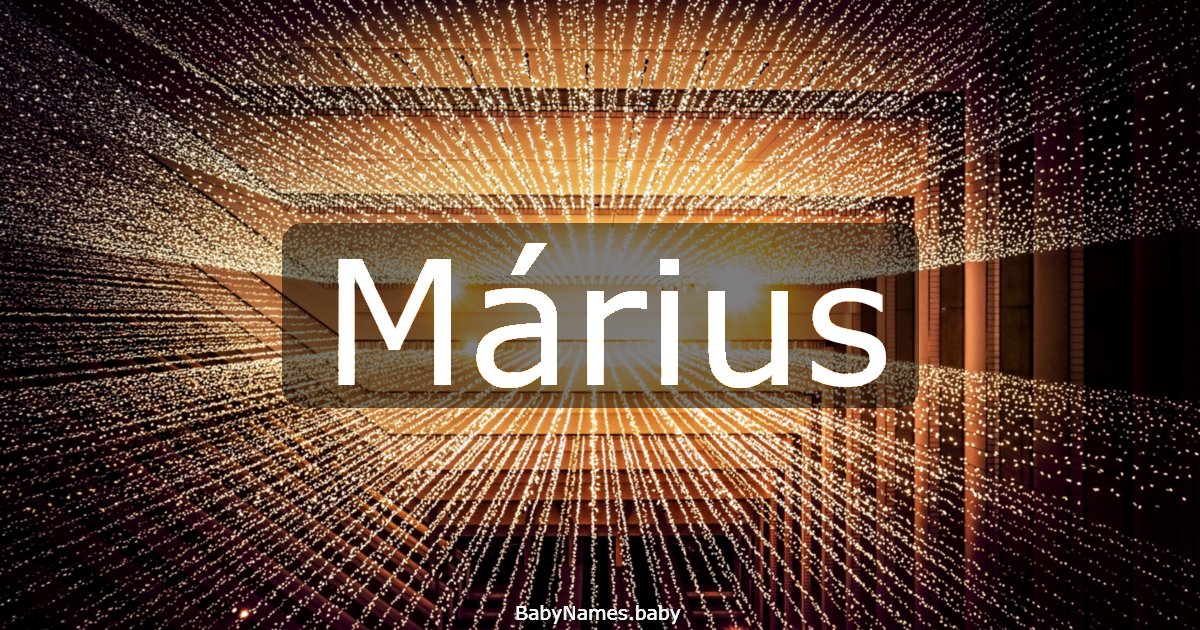 Márius