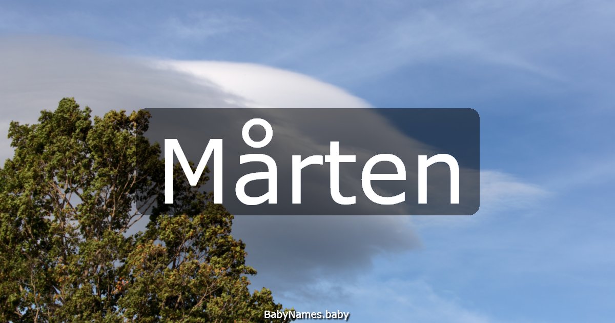 Mårten