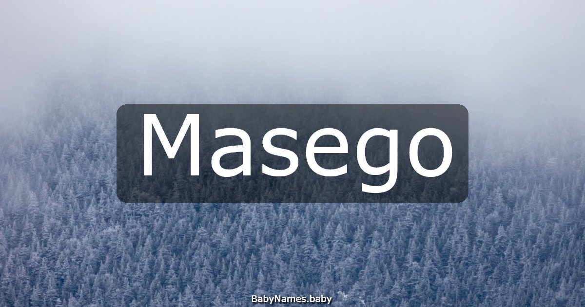 Masego