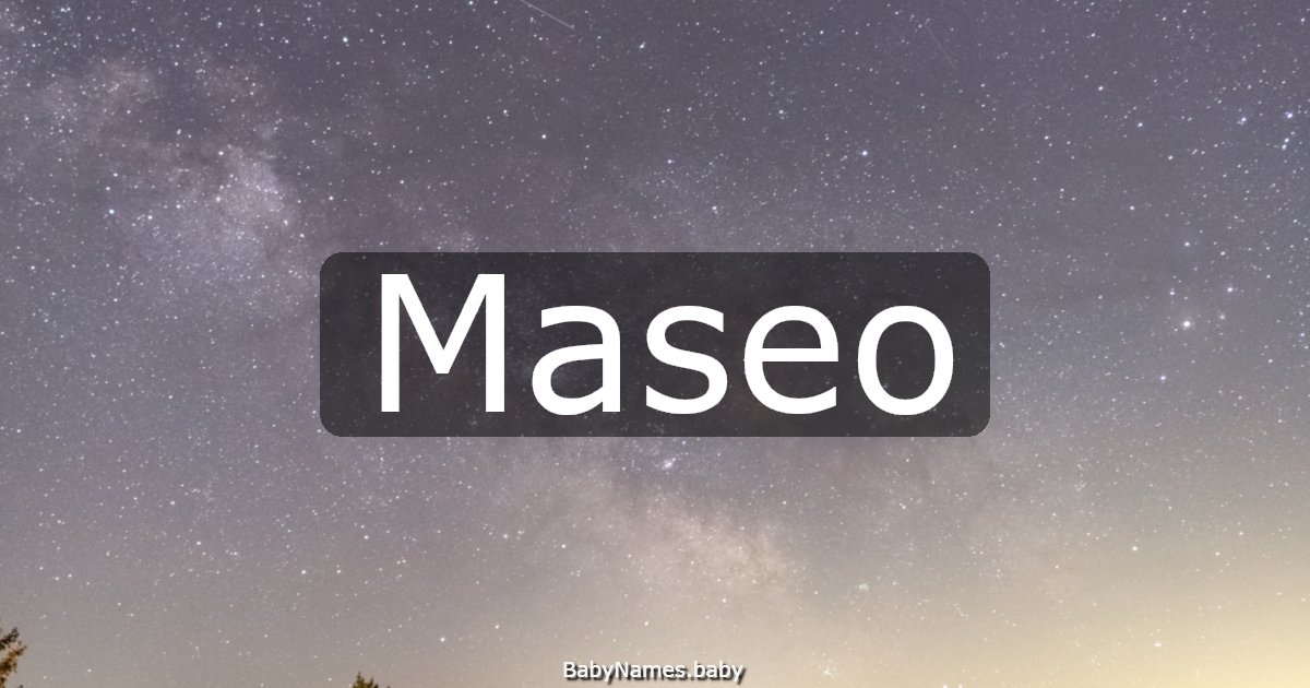 Maseo