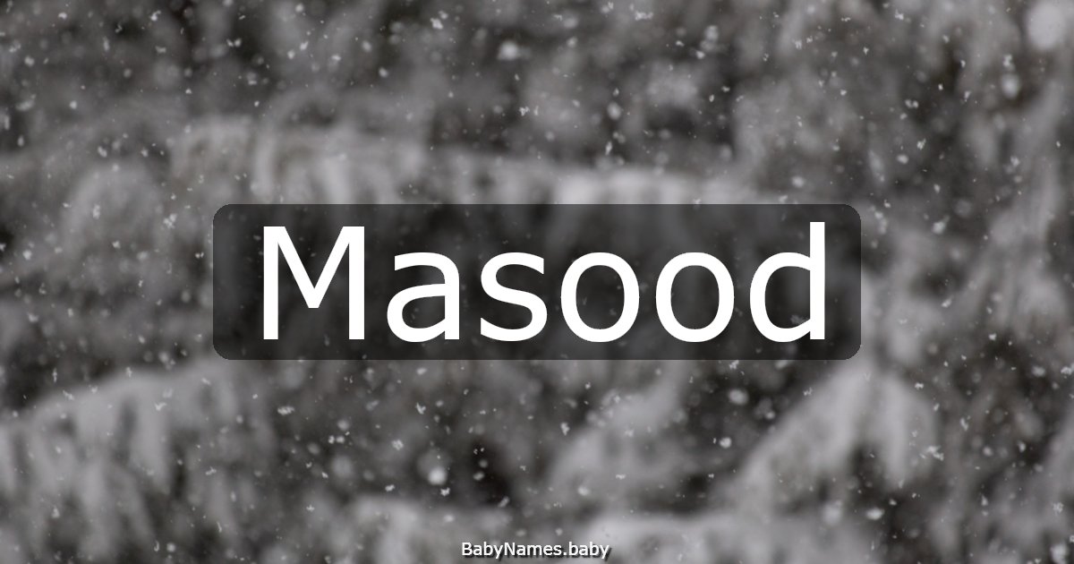 Masood