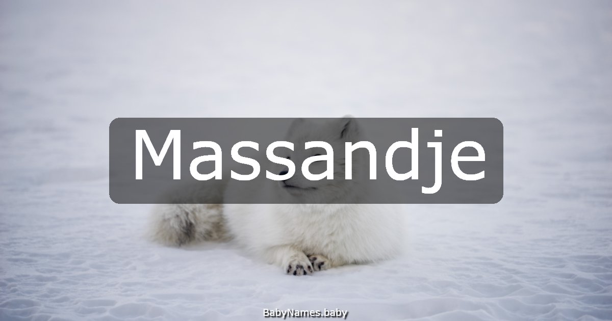 Massandje