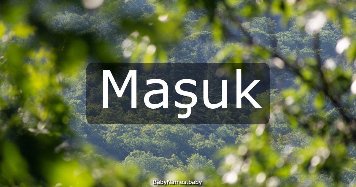 Maşuk