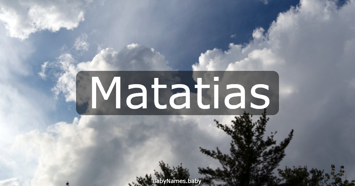 Matatias