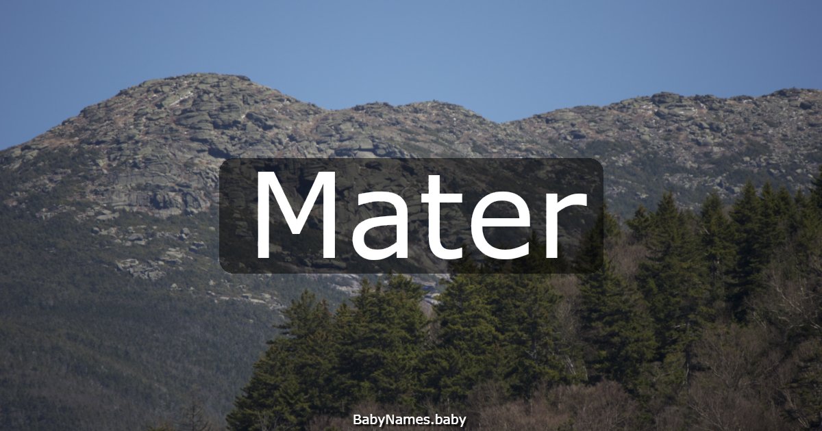 Mater