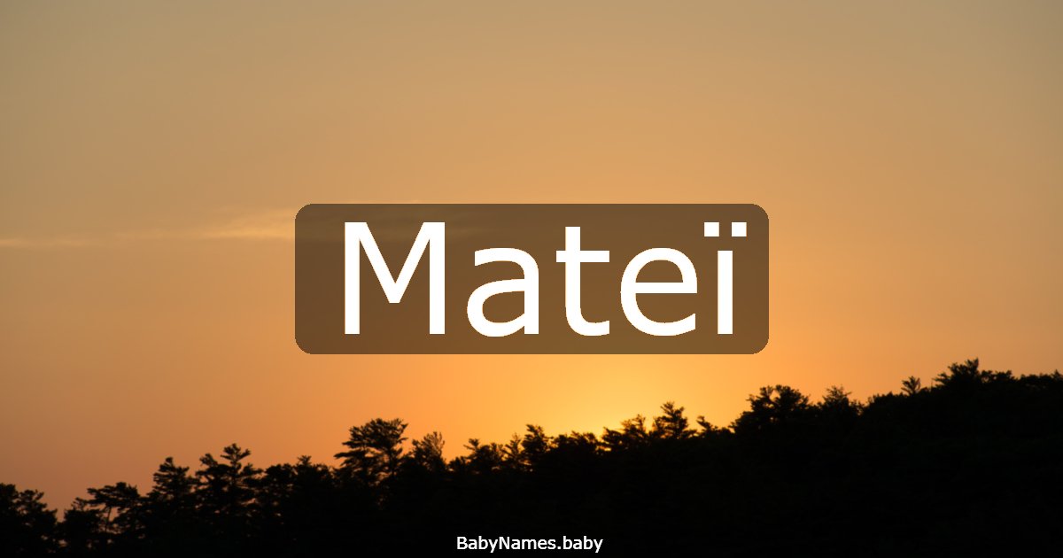 Mateï