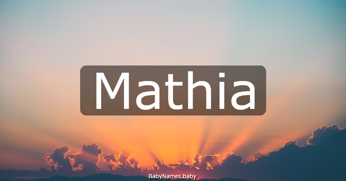 Mathia