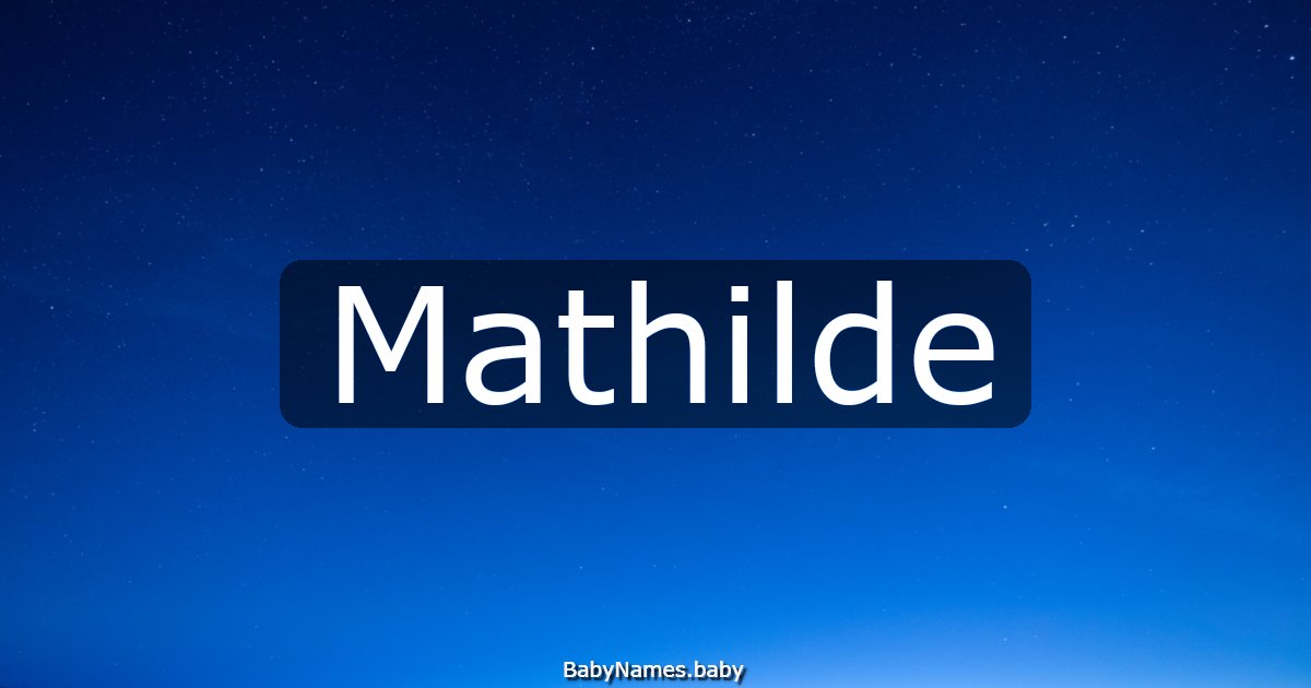 Mathilde