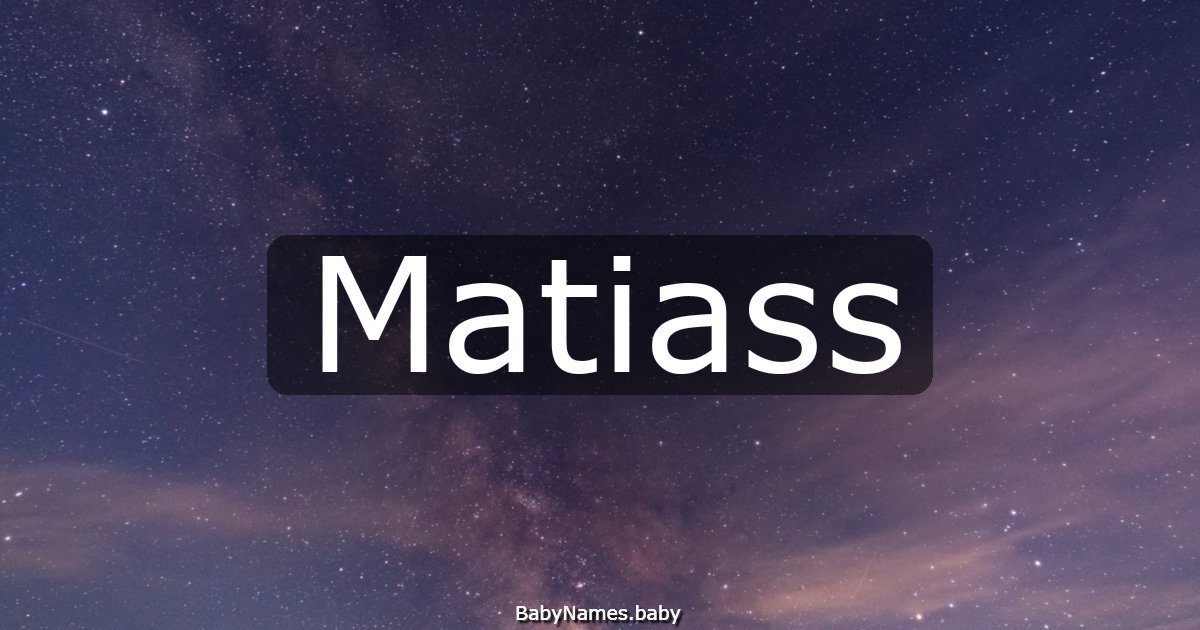 Matiass