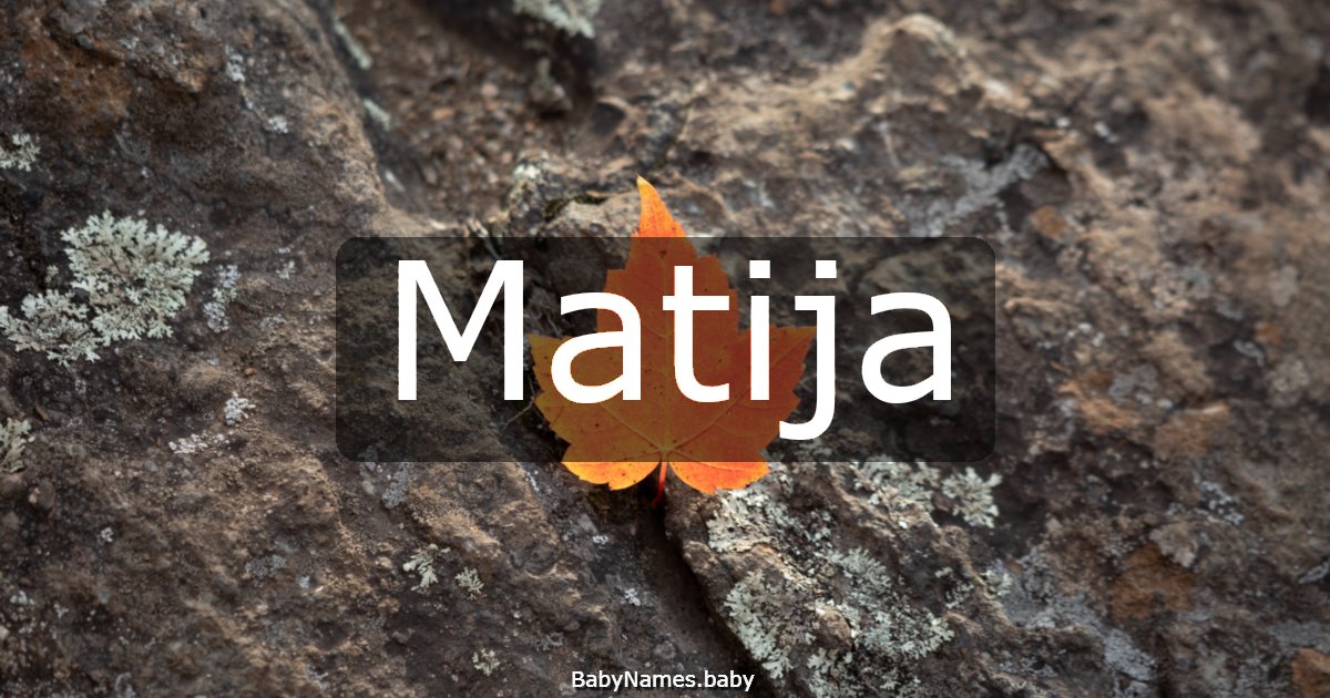 Matija