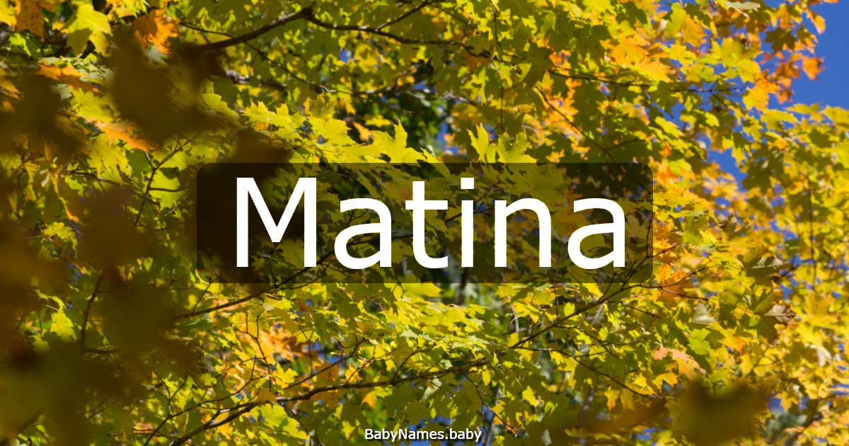Matina