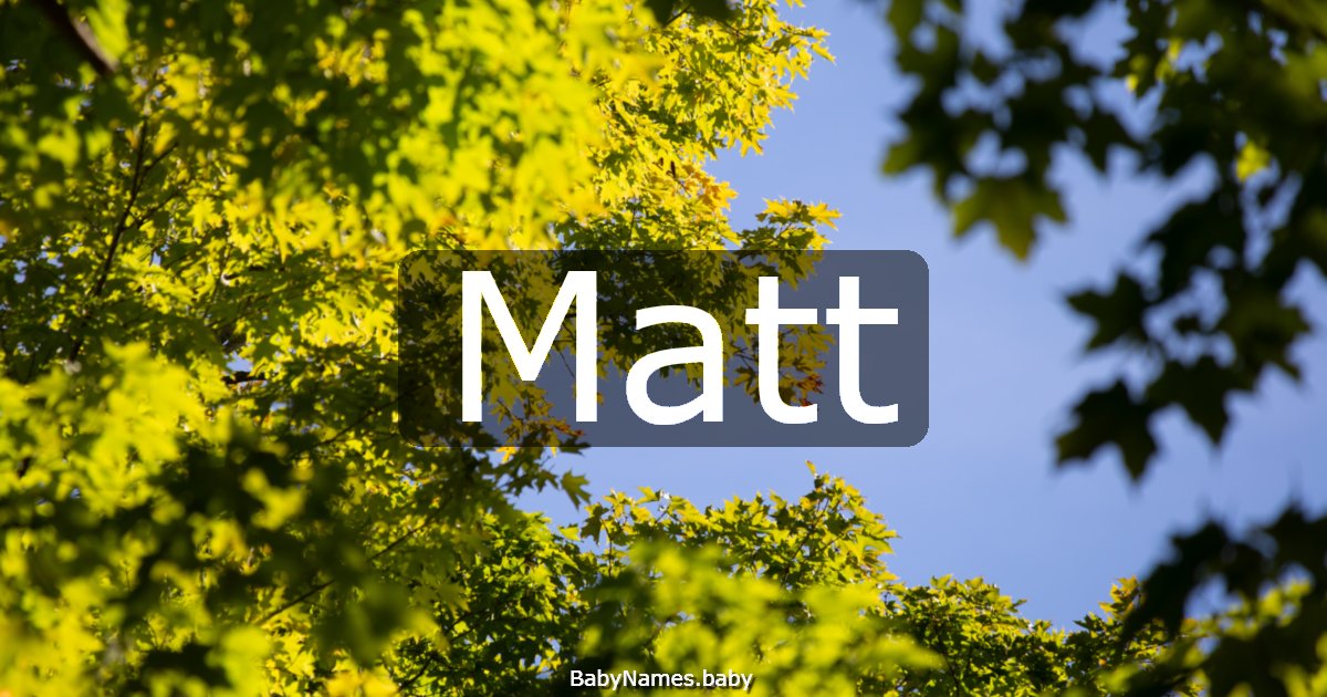 Matt