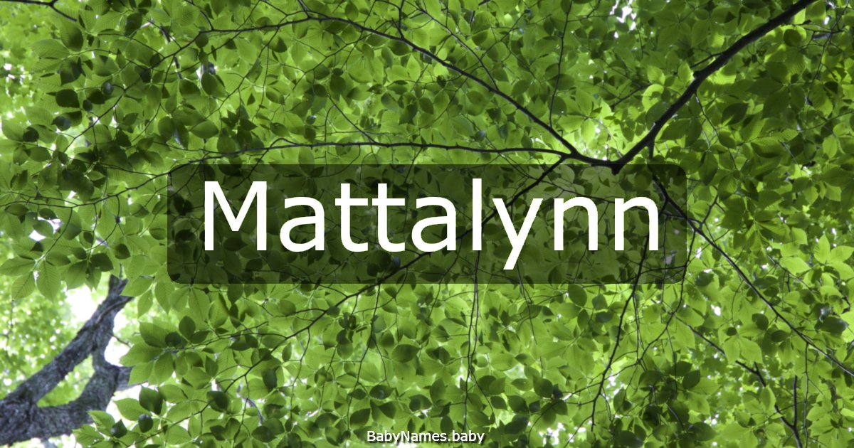 Mattalynn