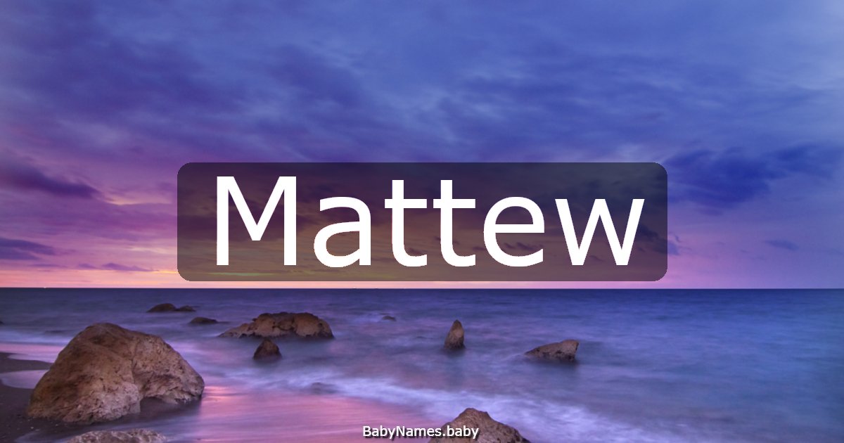 Mattew