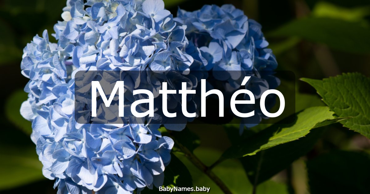 Matthéo