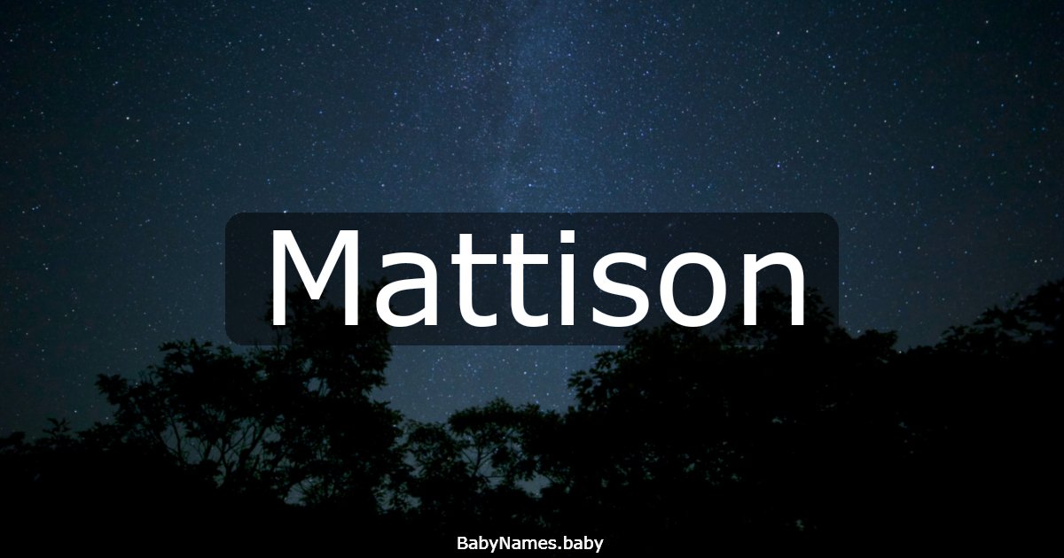 Mattison