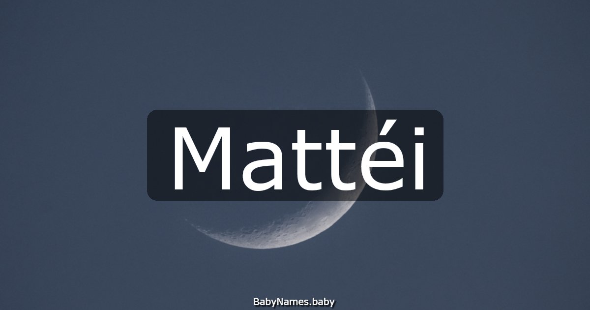 Mattéi
