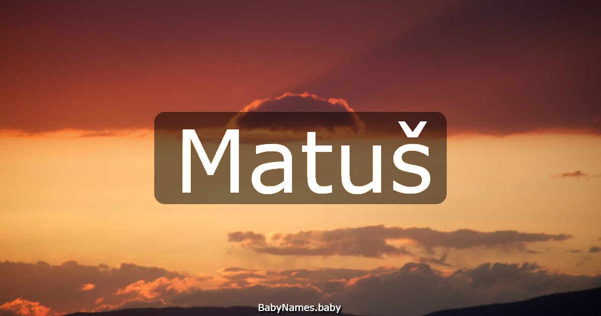 Matuš