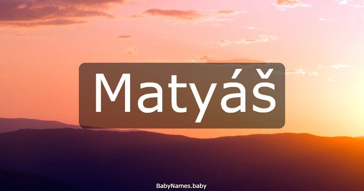 Matyáš