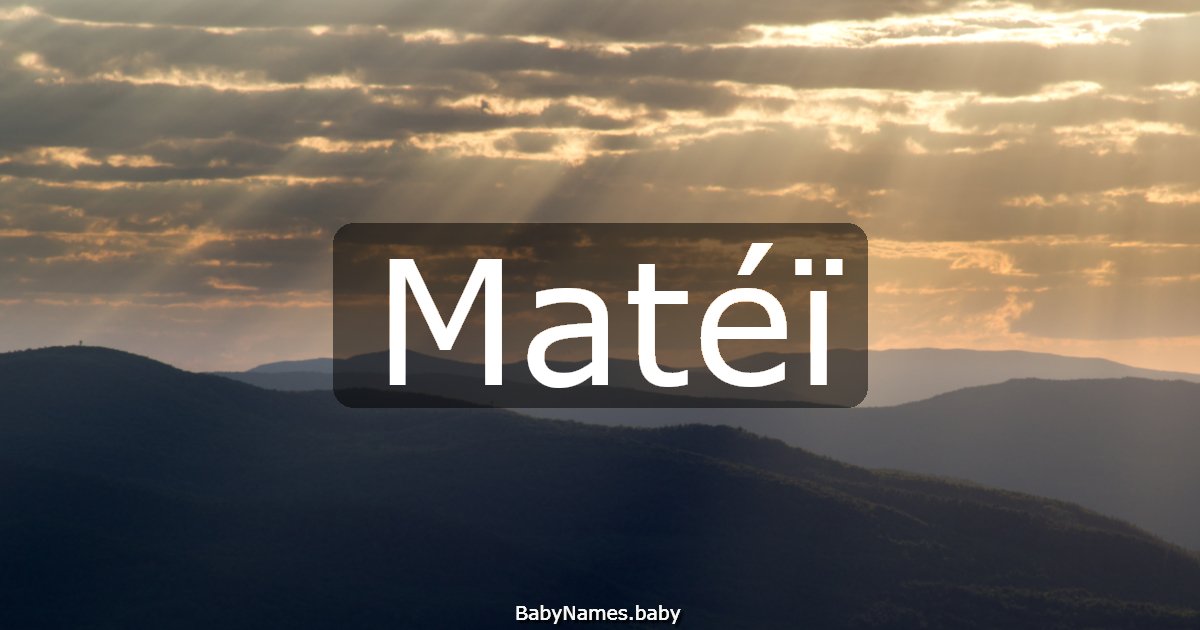 Matéï