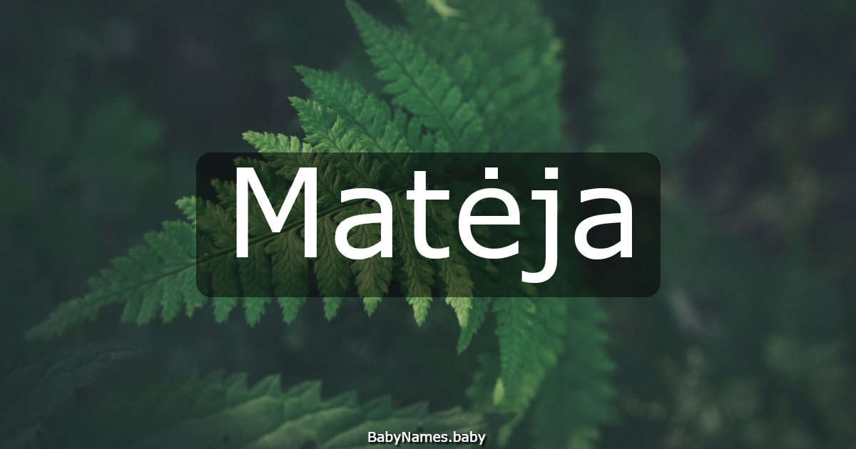 Matėja