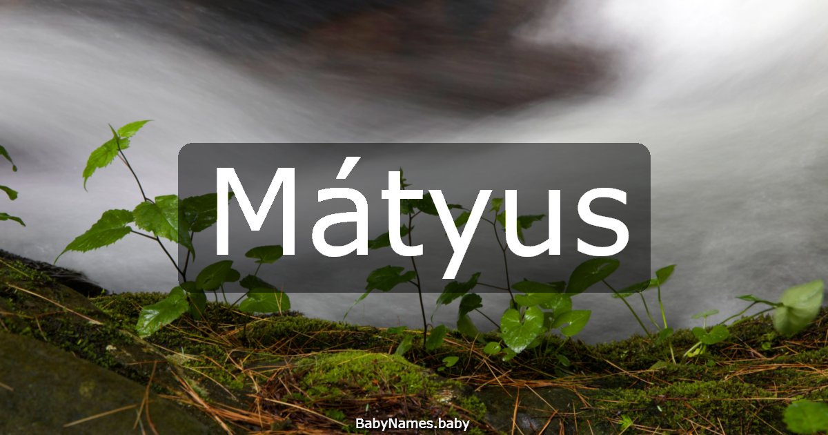 Mátyus