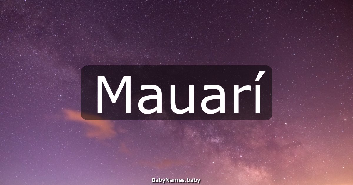 Mauarí