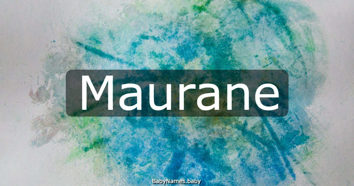 Maurane