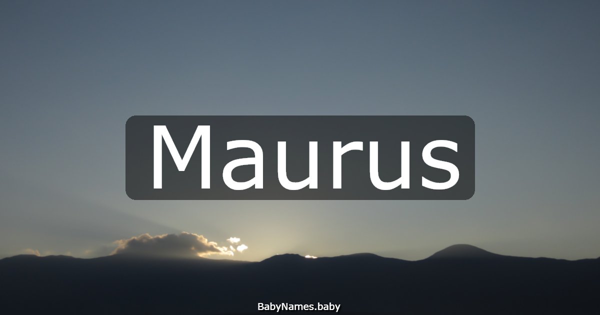 Maurus