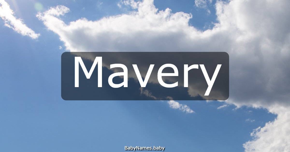 Mavery