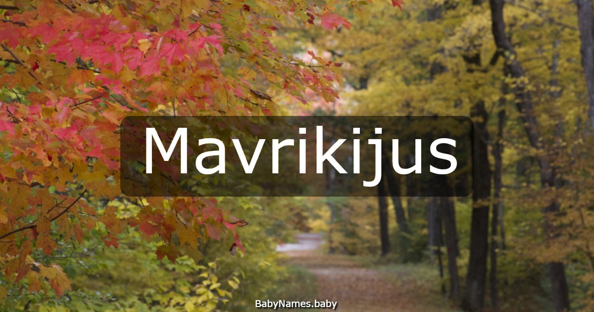 Mavrikijus