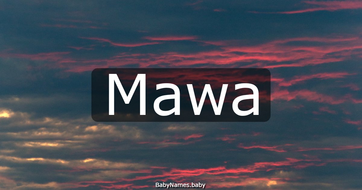 Mawa