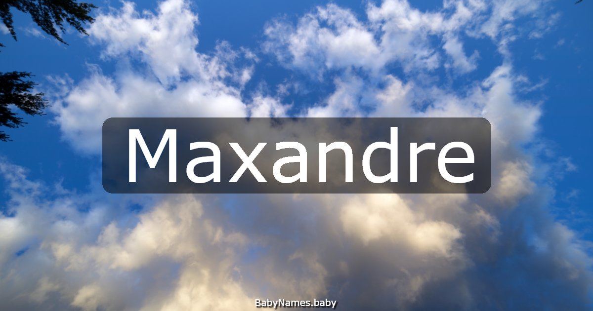 Maxandre