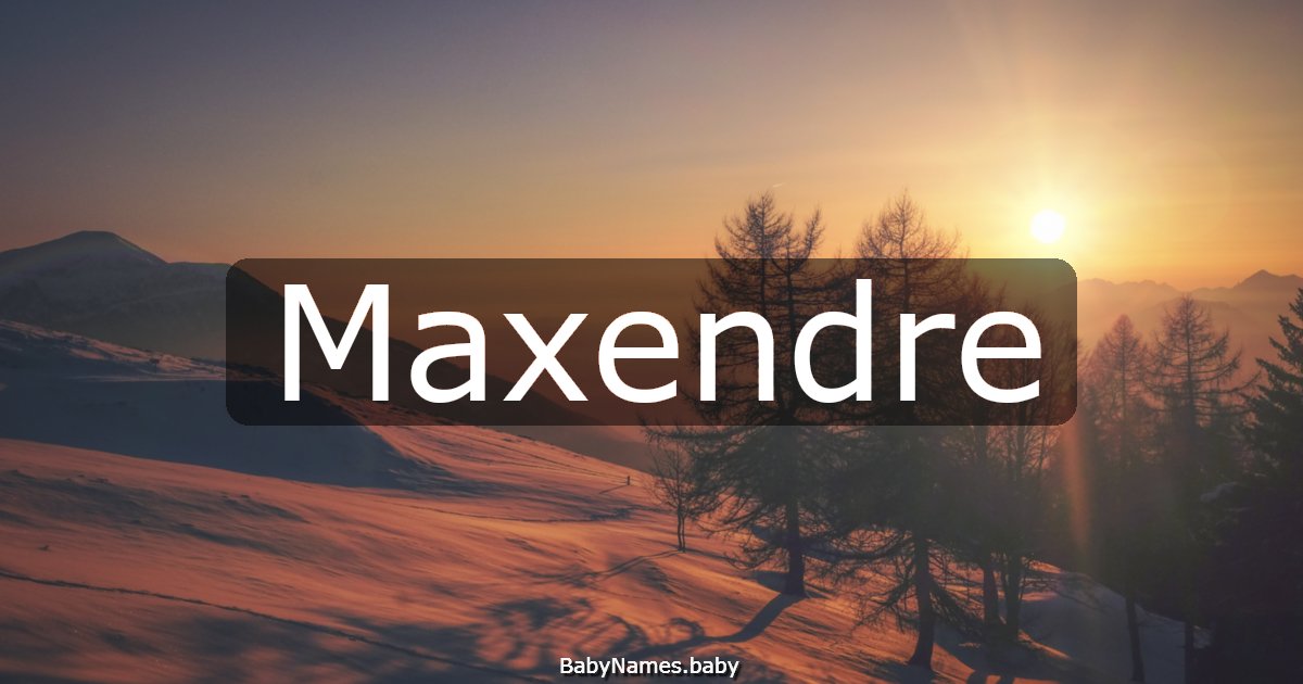 Maxendre