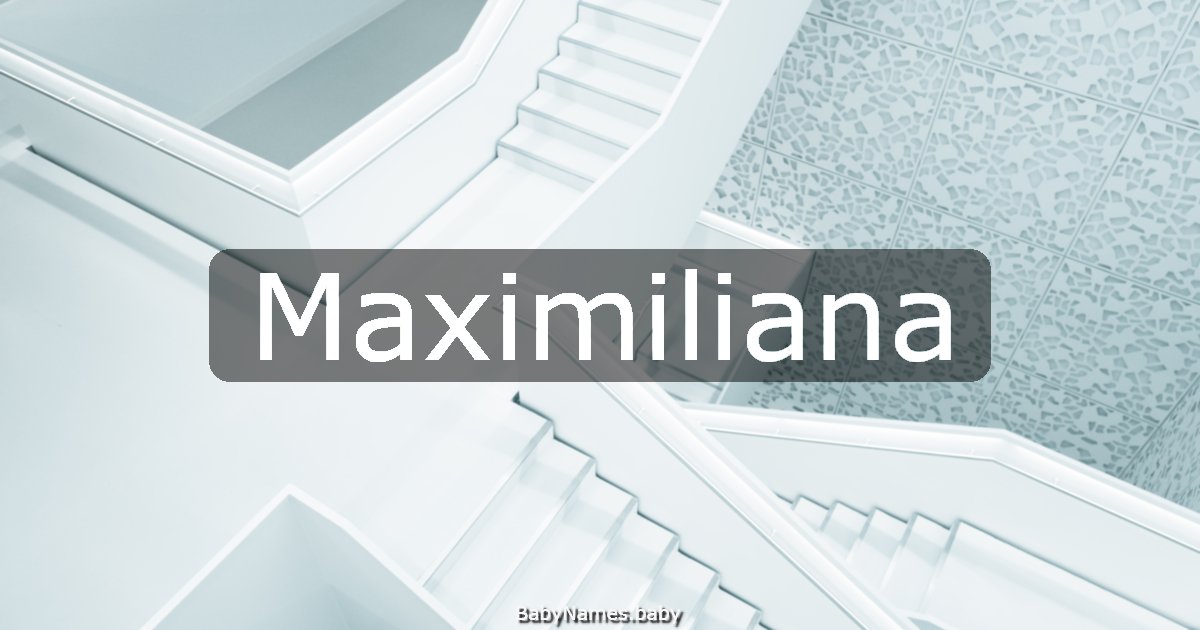 Maximiliana
