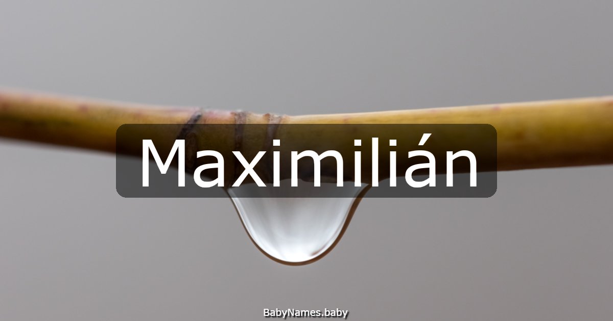 Maximilián