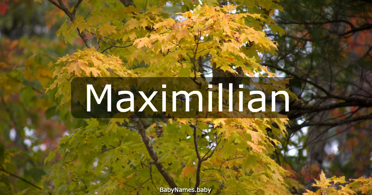 Maximillian