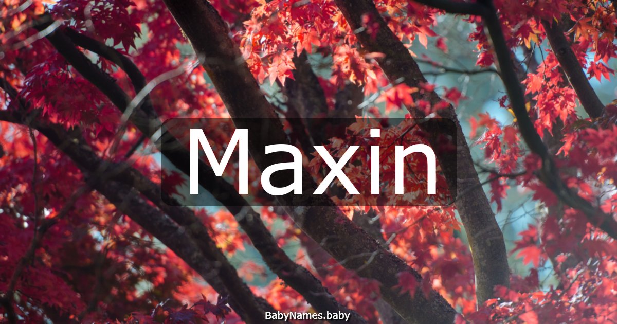 Maxin