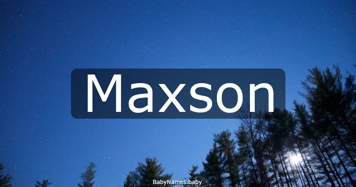 Maxson