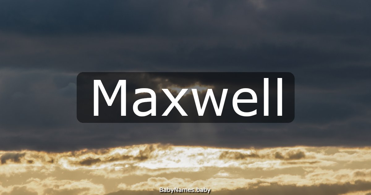 Maxwell